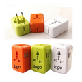 Universal Travel Adapter Or Plug With 2 USB Ports